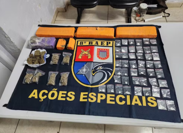 Mãe e filho são presos em flagrante com mais de 2kg de drogas no Jardim Brasília, em Pres. Prudente