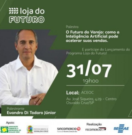 Aceoc faz na noite desta quinta-feira (31) o lanÃ§amento da Loja do Futuro