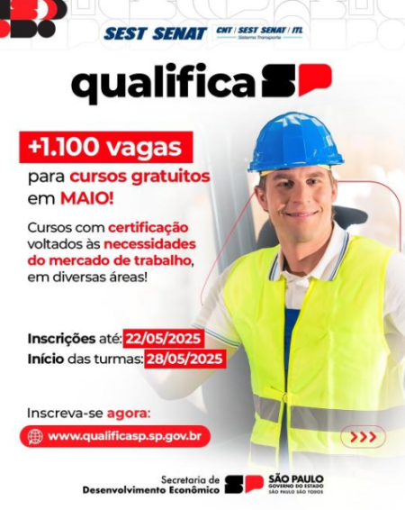 Sest/Senat de Osvaldo Cruz com inscriÃ§Ãµes abertas para curso destinado aos jovens