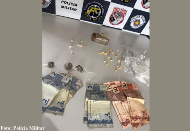 Preso por furto e tráfico passa mal após engolir pedras de crack em Quatá