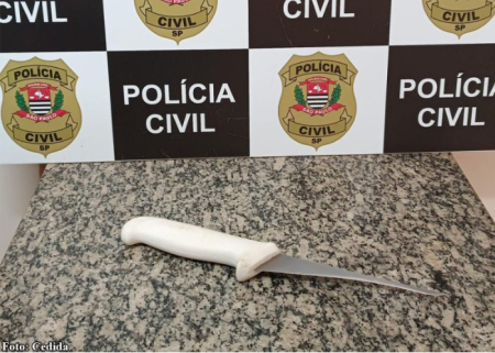 Policia Civil de Iacri prende individuo por ameaÃ§ar com faca a mÃ£e de 71 anos