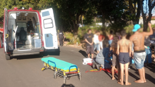Criança sofre ferimentos graves em atropelamento Tupã