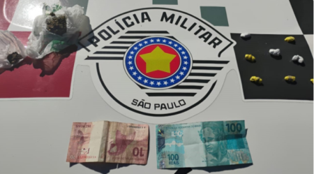 PolÃ­cia Militar prende dois por trÃ¡fico de drogas em Adamantina, um deles pela terceira vez