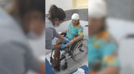 Idosa de 67 anos Ã© atacada por pitbull no interior de SP