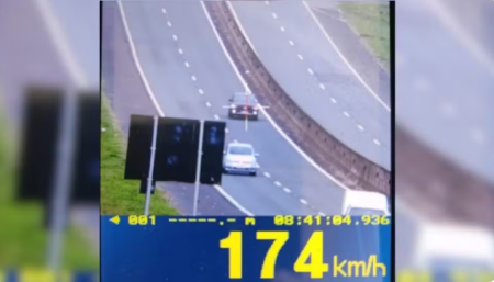 PolÃ­cia flagra motorista a 174 km/h em rodovia com velocidade permitida de 90 km/h em Birigui