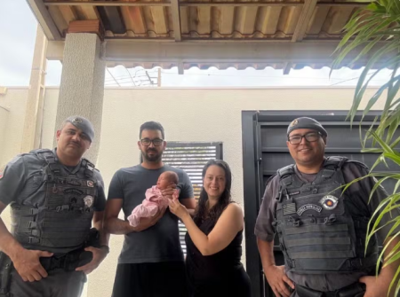 BebÃª com apenas 30 dias de vida Ã© socorrida de engasgamento por policiais militares em Tupi Paulista
