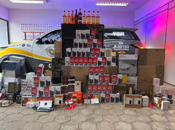 Polícia Rodoviária apreende mais de R$ 250 mil em mercadorias sem nota fiscal no interior de SP