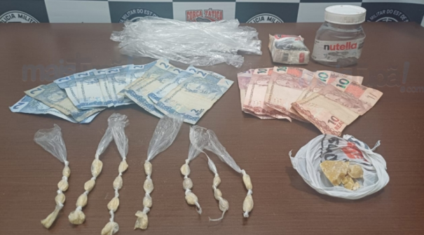 Homem é preso por tráfico de drogas em casa desabitada no bairro Vila Indústria em Tupã