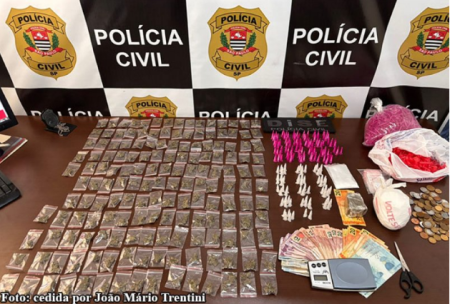 AÃ§Ã£o da PolÃ­cia Civil desarticula ponto de trÃ¡fico no Jamil Dualibi, em TupÃ£