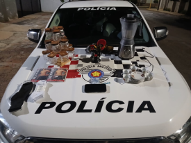 PolÃ­cia Militar registra ocorrÃªncia de trÃ¡fico de drogas em Osvaldo Cruz