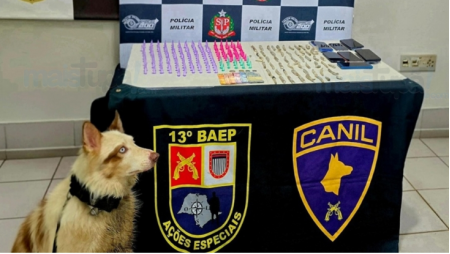 OperaÃ§Ã£o conjunta da PolÃ­cia Civil e Militar prende trÃªs por trÃ¡fico de drogas em Pompeia