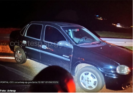 Duas pessoas sofrem ferimentos em acidente na SP-294, em ParapuÃ£