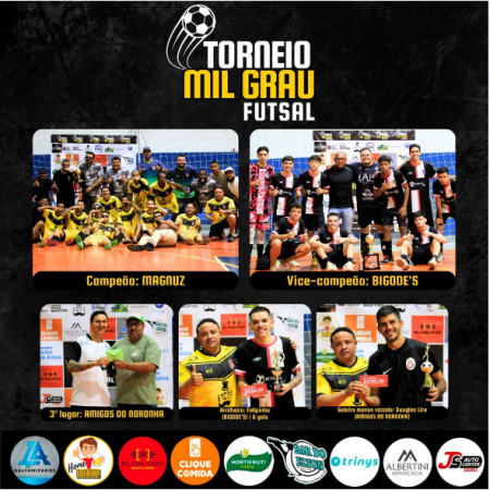 Primeira ediÃ§Ã£o do Torneio Mil Grau Ã© encerrada com sucesso em Osvaldo Cruz