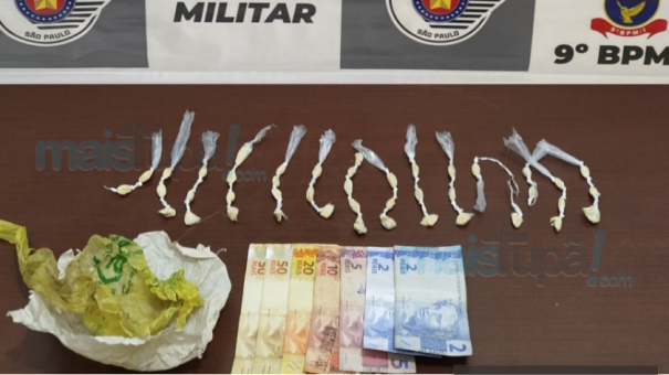 Polícia Militar prende traficante em flagrante no bairro Bela Vista