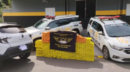 PolÃ­cia RodoviÃ¡ria prende homem com quase uma tonelada de maconha em rodovia de PenÃ¡polis