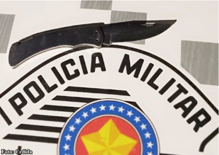 PM de Bastos prende acusado de ameaÃ§ar mÃ£e idosa e irmÃ£o com faca em Iacri