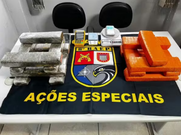 Ao esconder maconha dentro de tambor em mata, homem é preso por tráfico de drogas no Parque Residencial Francisco Belo Galindo