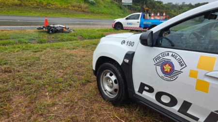 Motociclista morre em acidente na SP-294 em HerculÃ¢ndia