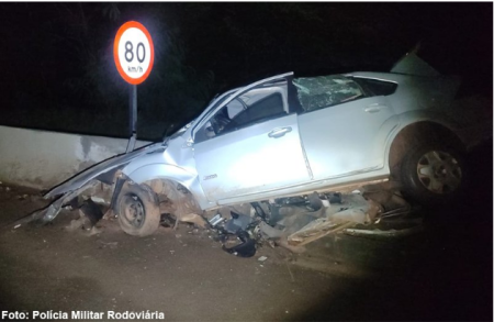 Jovem de 20 anos de FlÃ³rida Paulista fica gravemente ferido em acidente na SP-294
