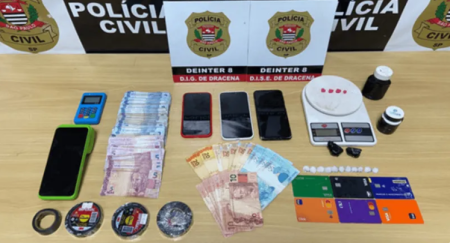 OperaÃ§Ã£o âRefrÃ£o do Crimeâ prende suspeito por trÃ¡fico de drogas sintÃ©ticas e cocaÃ­na em Dracena