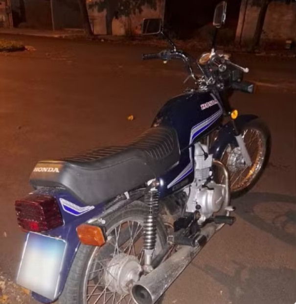 Após golpear braço de vítima com faca, homem é preso por tentativa de roubo de motocicleta em Teodoro Sampaio