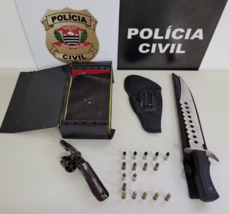 Homem Ã© preso apÃ³s realizar disparos de arma de fogo em via pÃºblica no Residencial Cremonezi, em Presidente Prudente