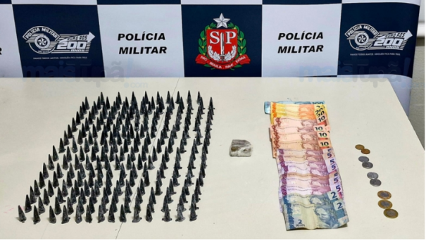 Adolescente é apreendido por tráfico de drogas em Pompeia