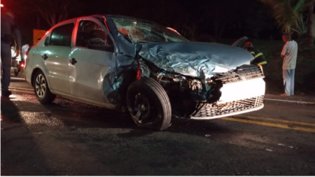 Grave acidente deixa cinco feridos na vicinal entre Osvaldo Cruz e Sagres