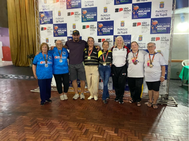 Equipe feminina de Buraco de Osvaldo Cruz conquista ouro nos Jogos da Melhor Idade  