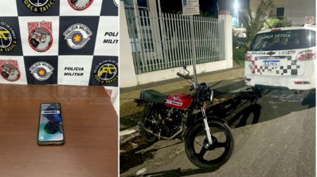 ForÃ§a TÃ¡tica localiza celular furtado durante patrulhamento em TupÃ£