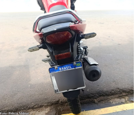 IndivÃ­duo Ã© surpreendido em Queiroz com motocicleta furtada em Quintana