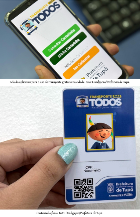 TupÃ£ inicia gratuidade no transporte pÃºblico para moradores