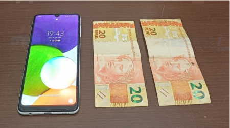 Dupla Ã© presa em TupÃ£ apÃ³s furto e receptaÃ§Ã£o de celular que foi vendido por 40 reais