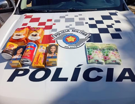 Homem Ã© preso em flagrante ao furtar itens de estabelecimento comercial, em Panorama