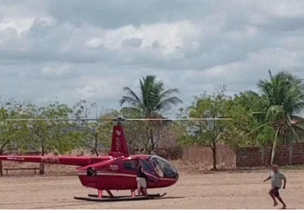 Ocupantes de helicóptero são assaltados após pouso de emergência em Itapiúna (CE)