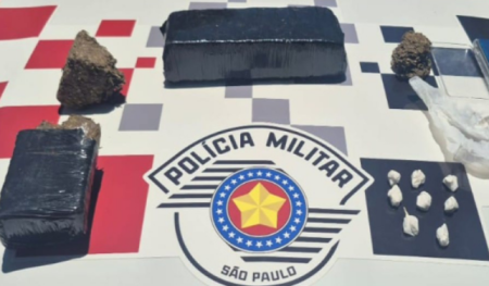 Homem Ã© preso por trÃ¡fico de drogas apÃ³s tentativa de fuga em Adamantina