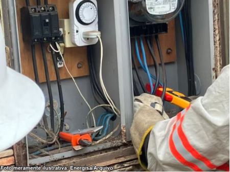 Furto de energia Ã© constatado em estabelecimento comercial de Bastos