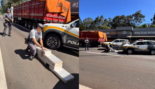 Paraguaio é preso com mais de 100 kg de maconha escondidos em caminhão em Presidente Prudente