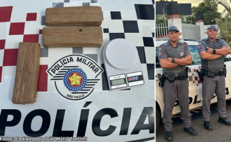 Dois homens sÃ£o presos com mais de 2 quilos de maconha em rodovia de Queiroz