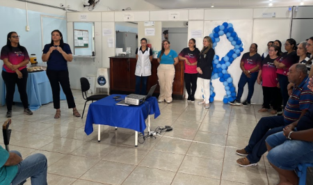 PSF Vale do Sol realiza aÃ§Ã£o de conscientizaÃ§Ã£o do Novembro Azul em Osvaldo Cruz