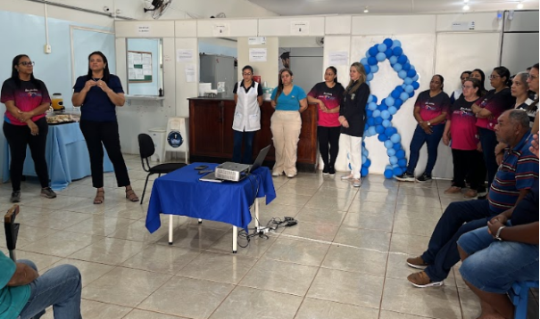 PSF Vale do Sol realiza ação de conscientização do Novembro Azul em Osvaldo Cruz