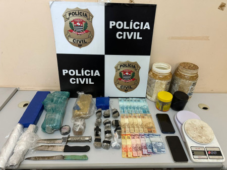 OperaÃ§Ã£o âDuas Pontasâ prende trÃªs pessoas por trÃ¡fico de drogas em IepÃª e Rancharia