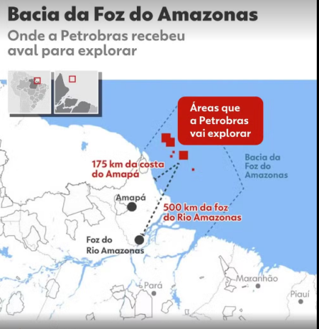 Petrobras recebe licenÃ§a do Ibama para perfuraÃ§Ã£o na Foz do Amazonas