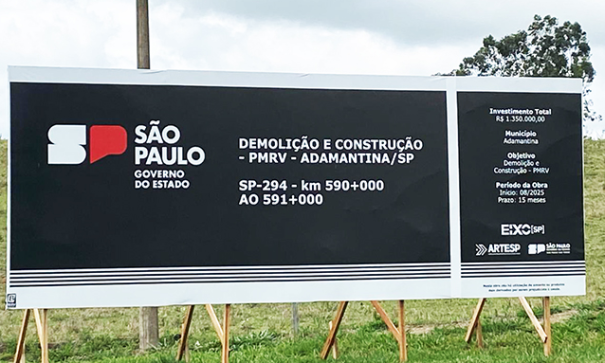 Governo de SP anuncia reconstrução da Base da Polícia Militar Rodoviária de Adamantina