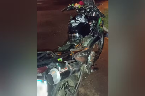 Motociclista morre após acidente com caminhonete durante chuva forte em Panorama