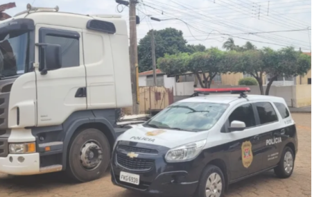 PolÃ­cia Civil localiza e recupera caminhÃ£o supostamente envolvido em estelionato em Irapuru