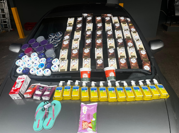 Polícia Militar Rodoviária recupera mais de R$ 3 mil em mercadorias furtadas e prende duas mulheres em Presidente Prudente