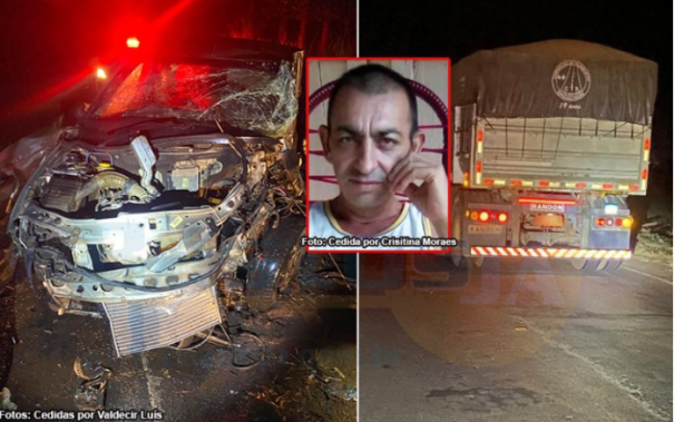 Homem de Parapuã morre em acidente entre carro e caminhão na vicinal de Bastos