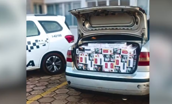 Cigarros contrabandeados são apreendidos em Santo Anastácio