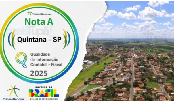 Quintana conquista nota A em avaliação nacional do Tesouro